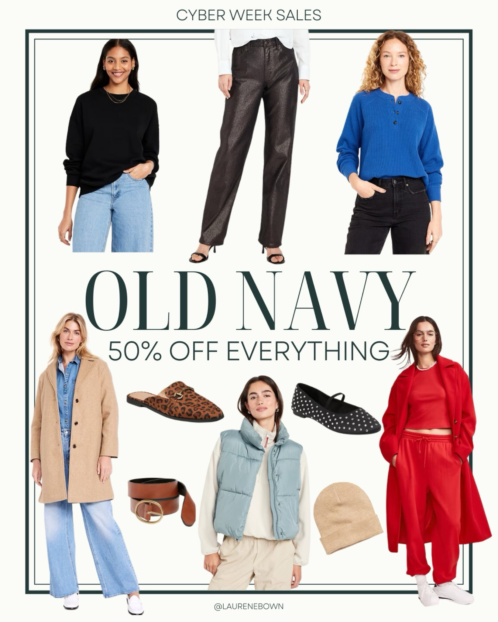 50% off everything at Old Navy! 

#LTKFindsUnder50 #LTKSaleAlert #LTKCyberWeek