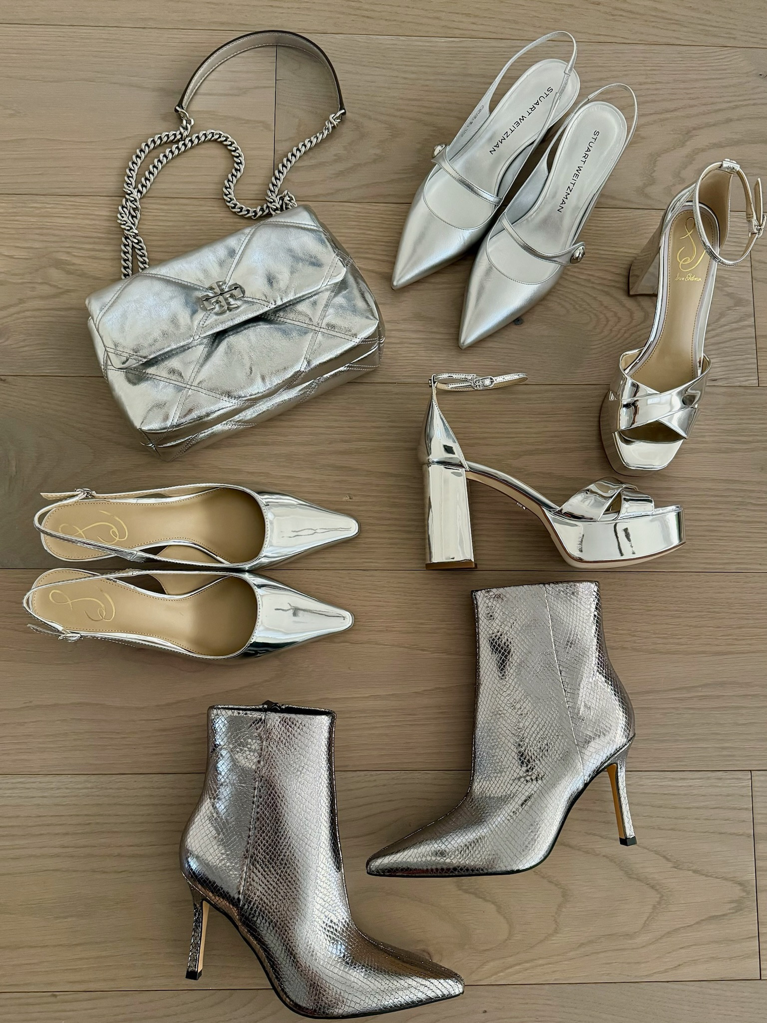 Loving the metallic look for a date night outfit 👡

#LTKStyleTip #LTKOver40 #LTKFindsUnder50