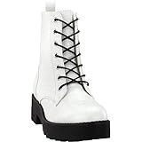 Dirty Laundry by Chinese Laundry Women's Mazzy Combat Boot, White, 6.5 | Amazon (US)