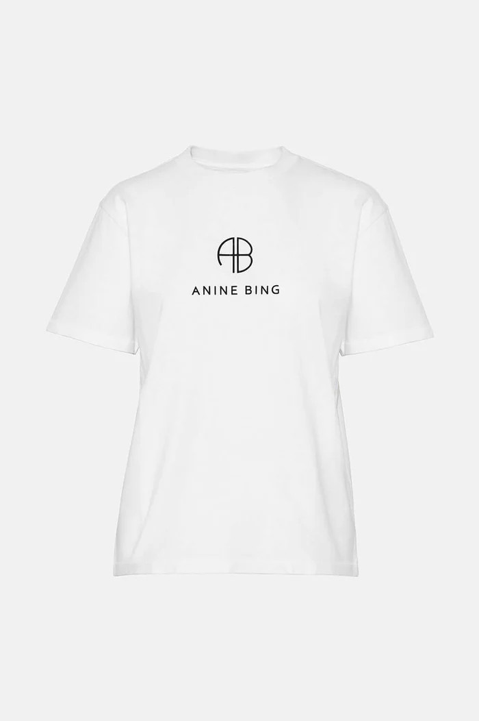 Hudson Tee Monogram | Anine Bing