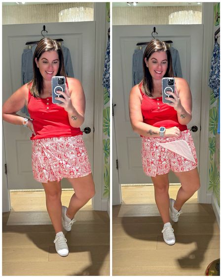I’m still happily living in my Lilly skort era…and this one is so cute! This print is perfection and the skort is so good for summer! The tank and skort both run TTS and you can mix and match these pieces so many ways! 

#LTKStyleTip #LTKFindsUnder100 #LTKMidsize