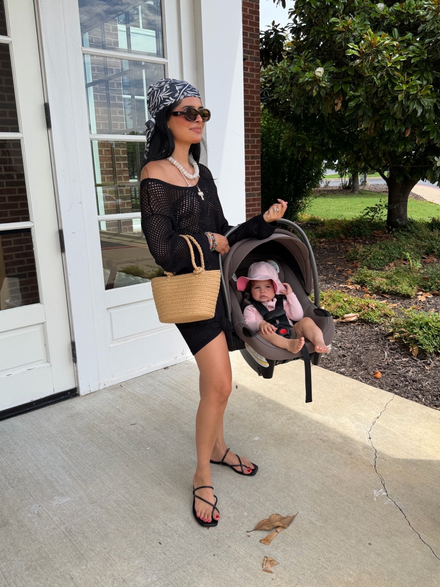 vacation mode with my favorite little travel babe☀️👶🏻 wearing size small! this look is comfy, easy to throw on, and perfect for making memories with your baby while still feeling cute + put together.✈️🤍

vacation outfit, mom vacation style, baby travel outfit, resort wear, matching mom and baby, summer vacation outfits, airport outfit, beach vacation look, family vacation style, comfy travel outfit, neutral summer fashion, mom style inspiration

#LTKootd #LTKgrwm #LTKTravel