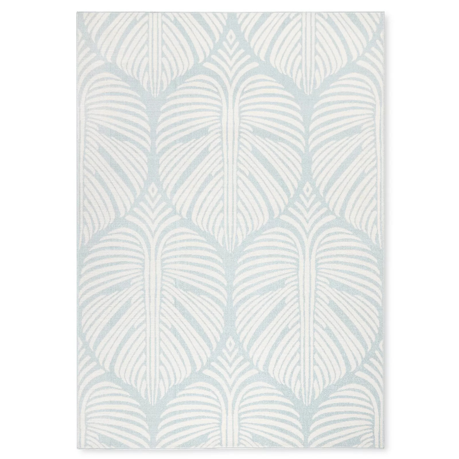 Tommy Bahama Lanai Palm Leaves Indoor Outdoor Area Rug, Blue Ivory | Kohl's