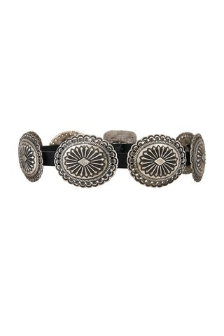 Polo Ralph Lauren Distressed Leather-16mm 3/4 Cnc Belt Medium in Black from Revolve.com | Revolve Clothing (Global)