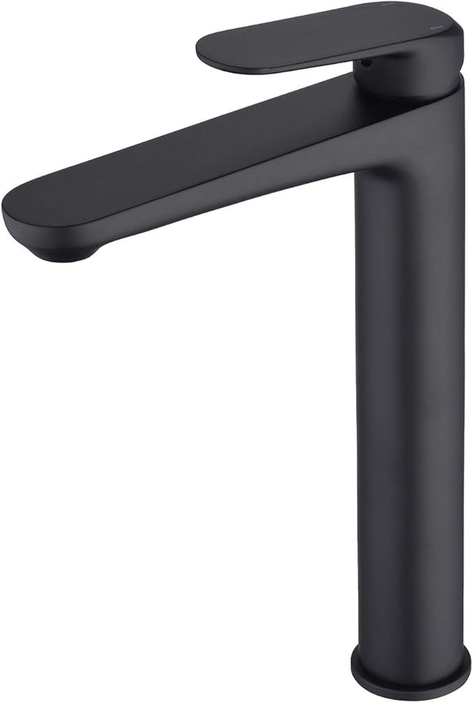 Contemporary Black Single Handle One Hole Bathroom Vessel Sink Faucet Commercial, Lavatory Vanity... | Amazon (US)