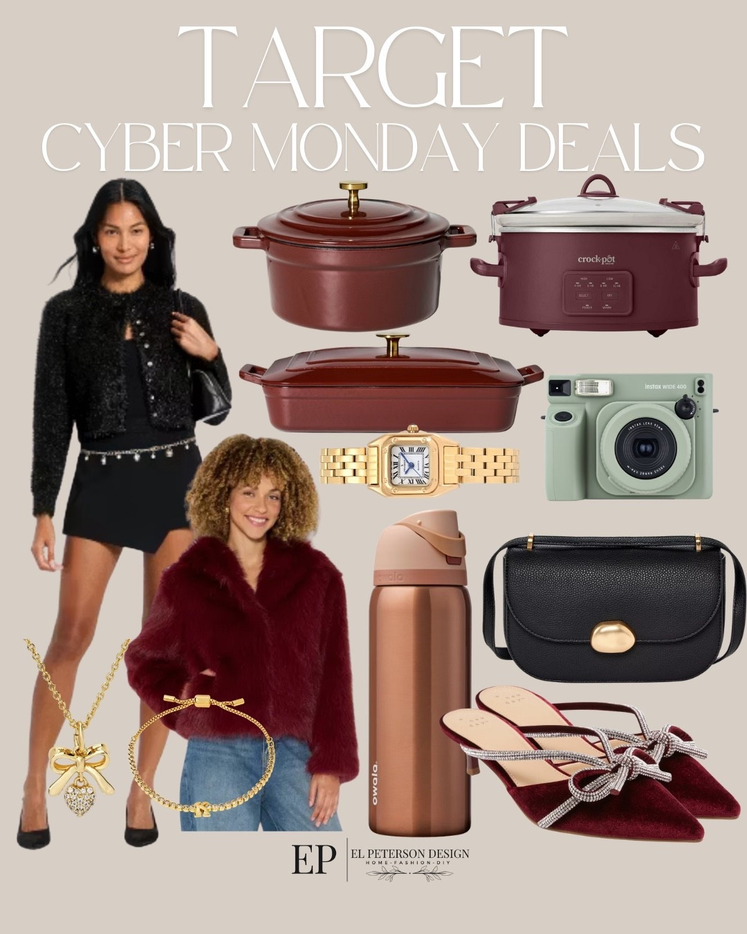 Target
Cyber Monday Deals 
Cardigan
Jacket
Crock pot
Dutch oven
Bracelet
Necklace
Watch
Heels
Purse
Camera
Water bottle 

#LTKFindsUnder50 #LTKCyberWeek #LTKFindsUnder100