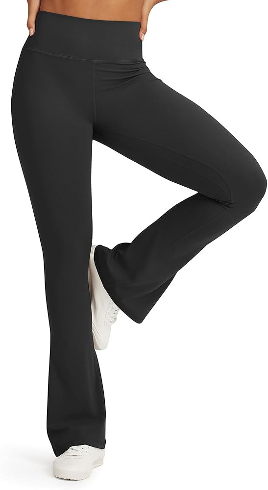 G4Free BareFeel Yoga Pants Women High Waisted Flare Leggings Soft Bootcut Wide Leg Flared Pants 2... | Amazon (US)