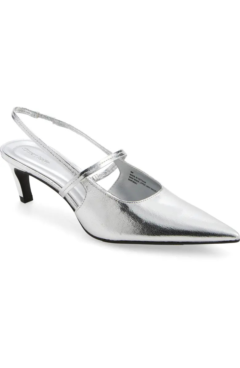Sophia Pointed Toe Slingback Pump (Women) | Nordstrom