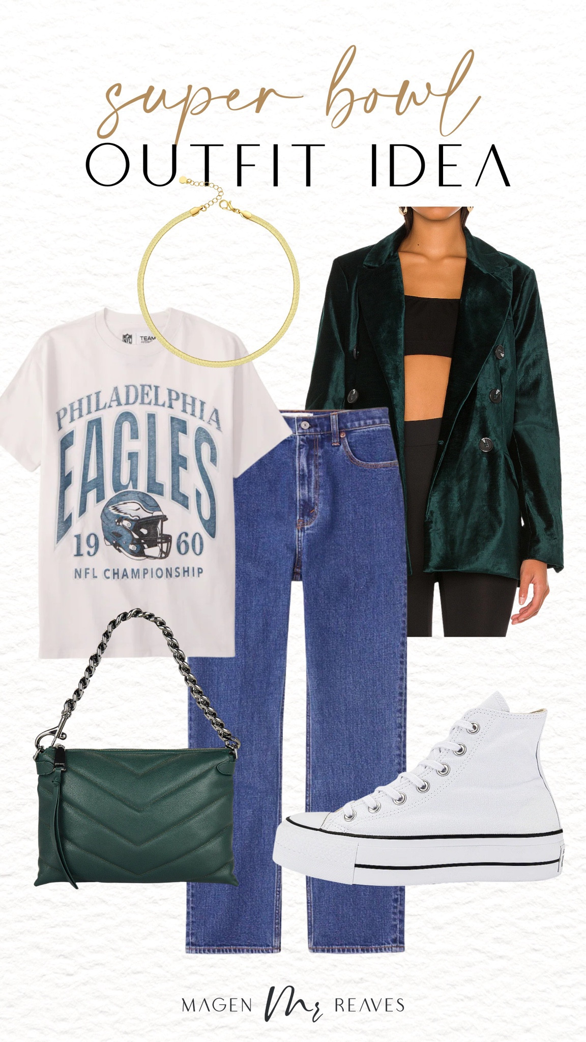 Super Bowl outfit idea - super bowl outfit - eagles outfit idea for Super Bowl - green and white outfit 

#LTKSeasonal #LTKfit #LTKstyletip
