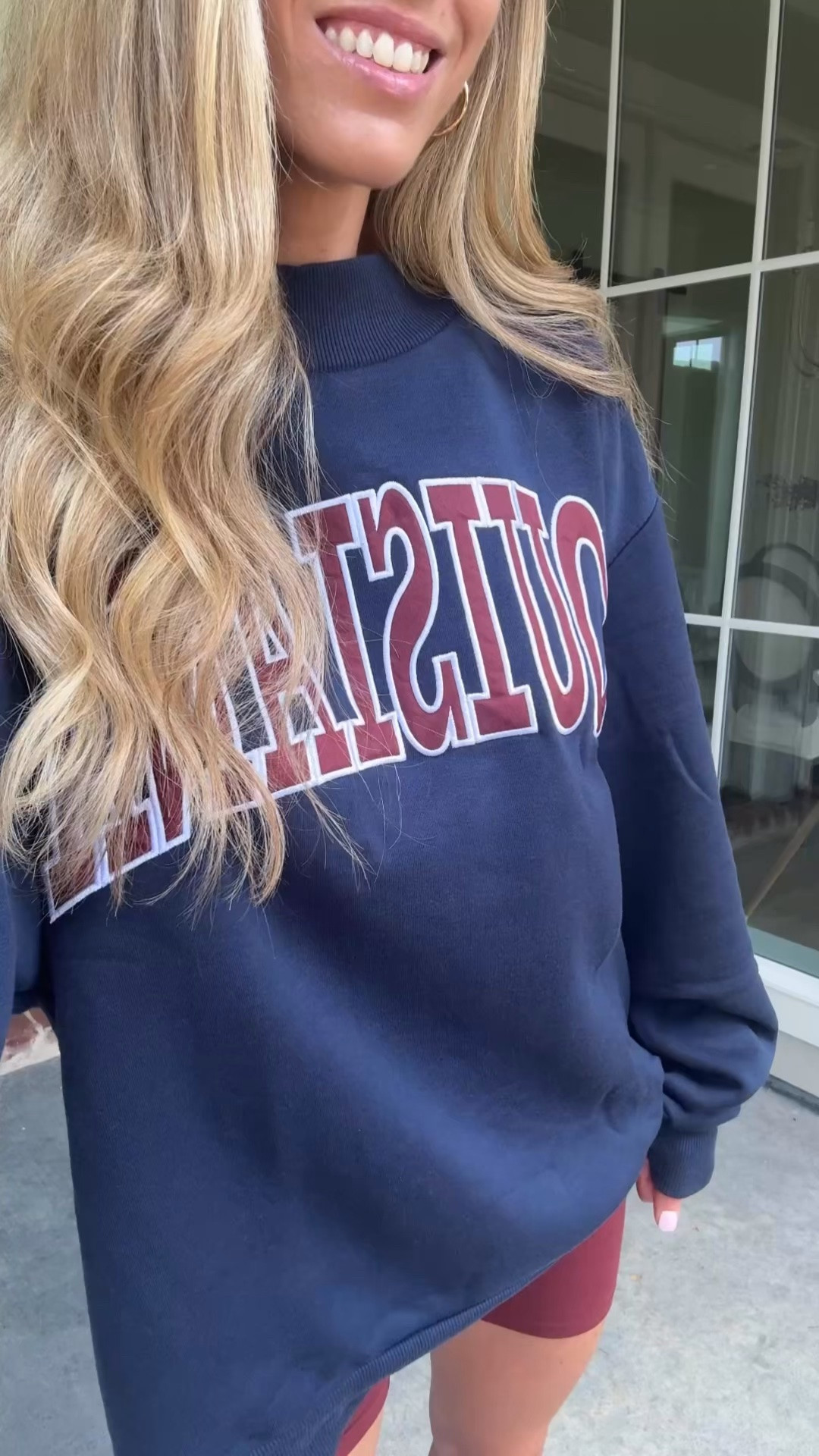 Sam’s Club state mock neck sweatshirts are viral for a reason and only $14 !! I got a size M for an oversized fit

#LTKootd #LTKmomlife #LTKSeasonal
