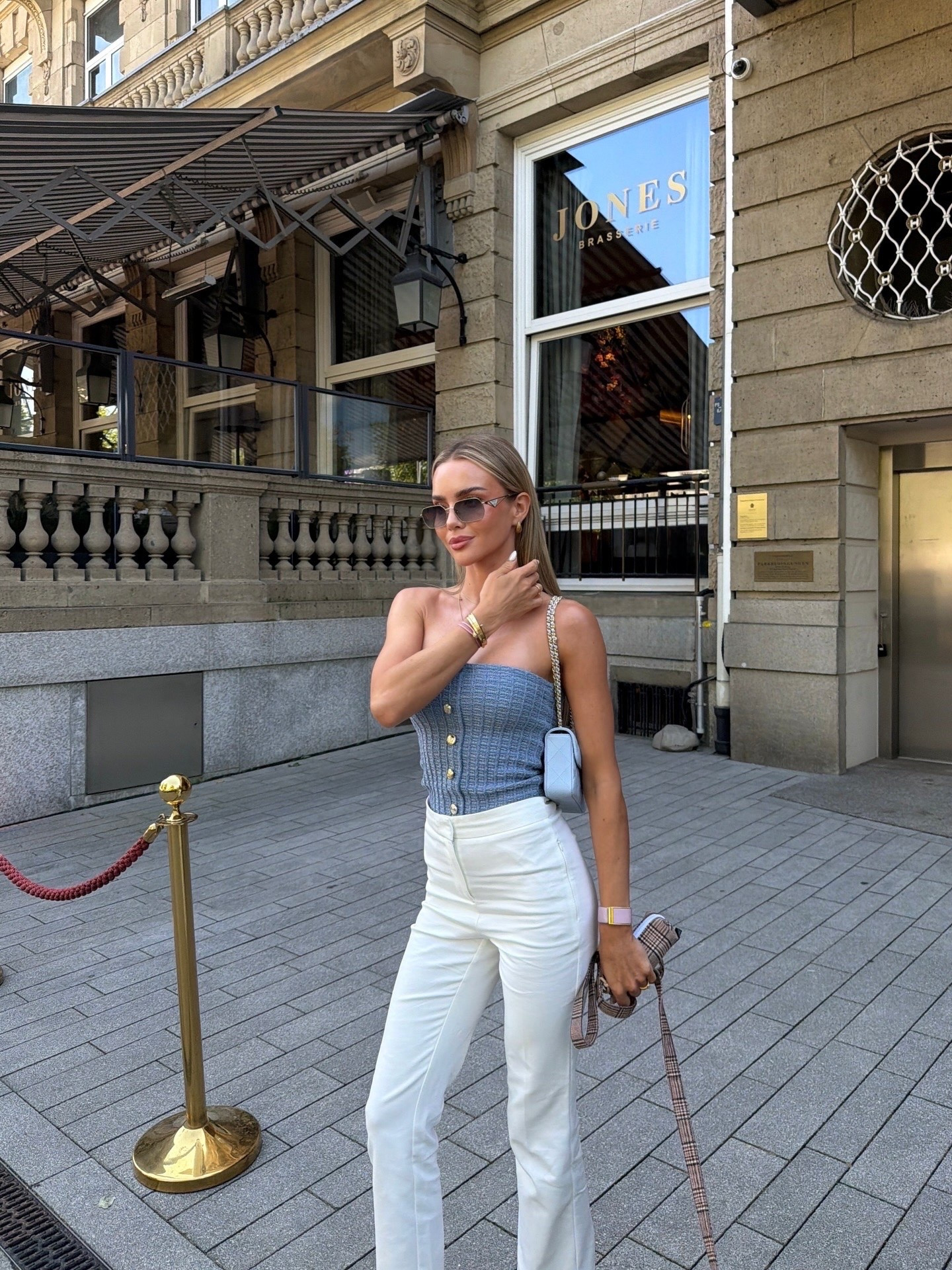 City lunch outfit ✨
top by Zara (older style, no longer available)🩵

#LTKeurope #LTKstyletip #LTKsummer