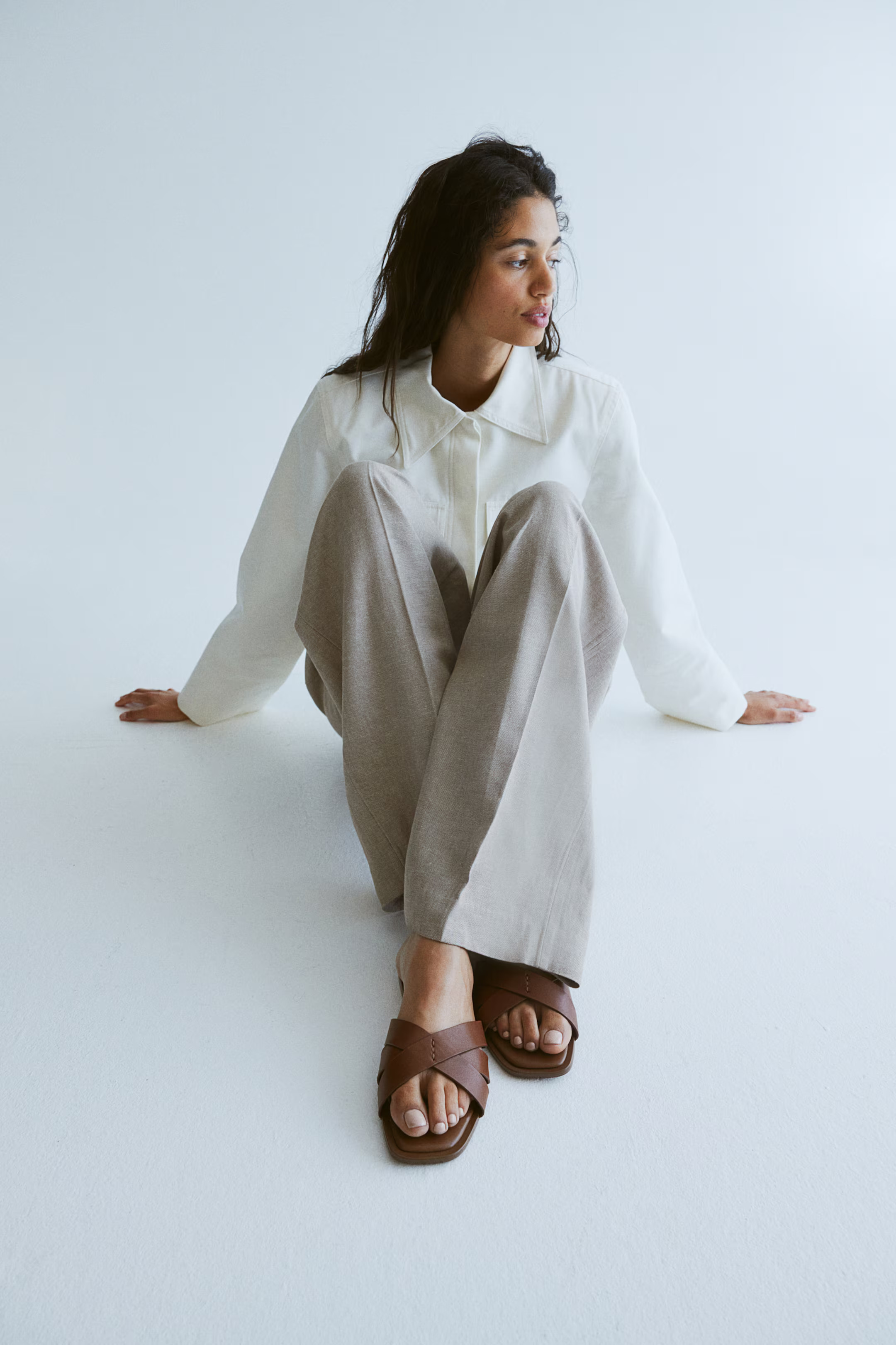Leather sandals | H&M (UK, MY, IN, SG, PH, TW, HK)