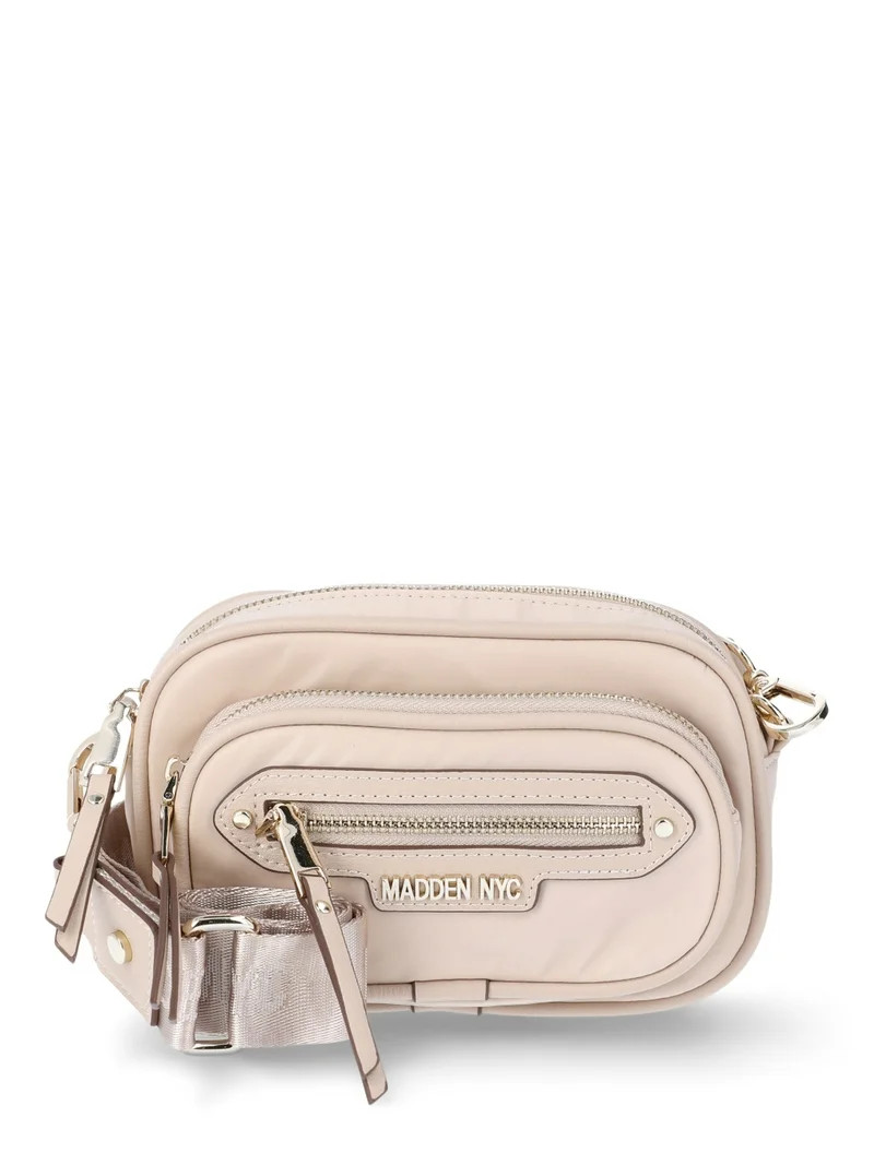 Madden NYC Women's Convertible Camera Bag, Khaki | Walmart (US)