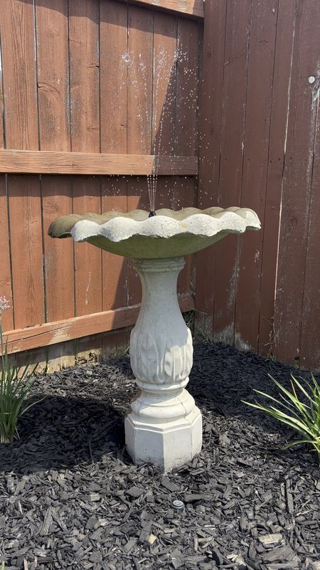 Turn your bird bath into a fountain
Solar
Amazon find
Outdoor decor
Spring refresh
Affordable 


#LTKSeasonal #LTKfindsunder50 #LTKhome