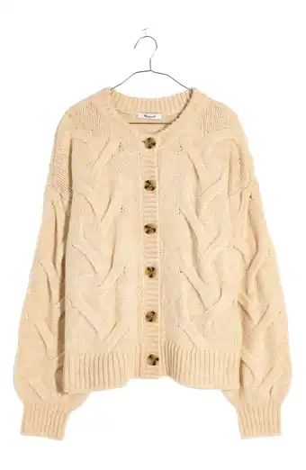 Madewell Cable Ashmont Cardigan Sweater | Nordstrom | Nordstrom