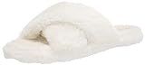 Vince Camuto Women's KORTENDIE Faux Fur Slipper, White, 5 | Amazon (US)