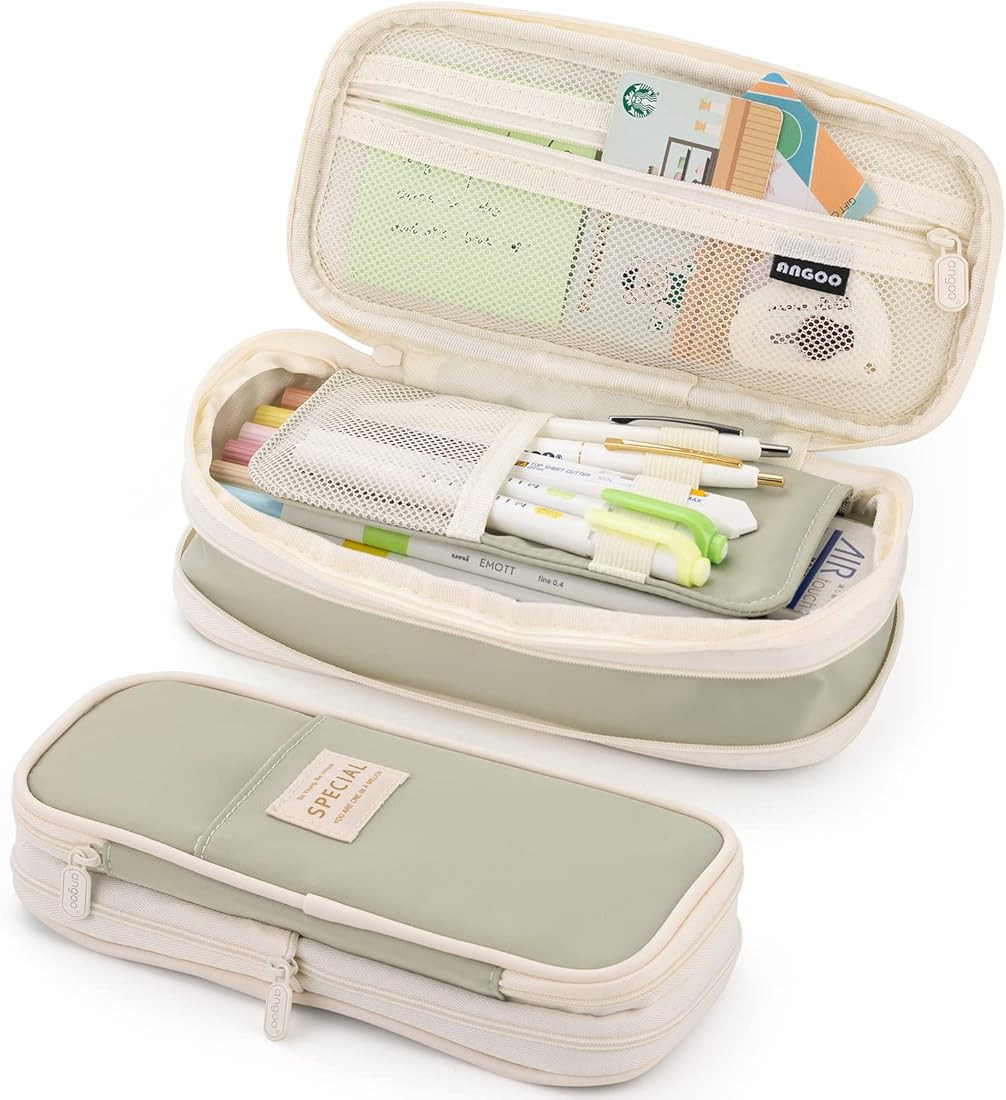 EASTHILL Big Capacity Pencil Case Large Pencil Pouch Stationery Pen Bag for Teen Girls | Amazon (US)