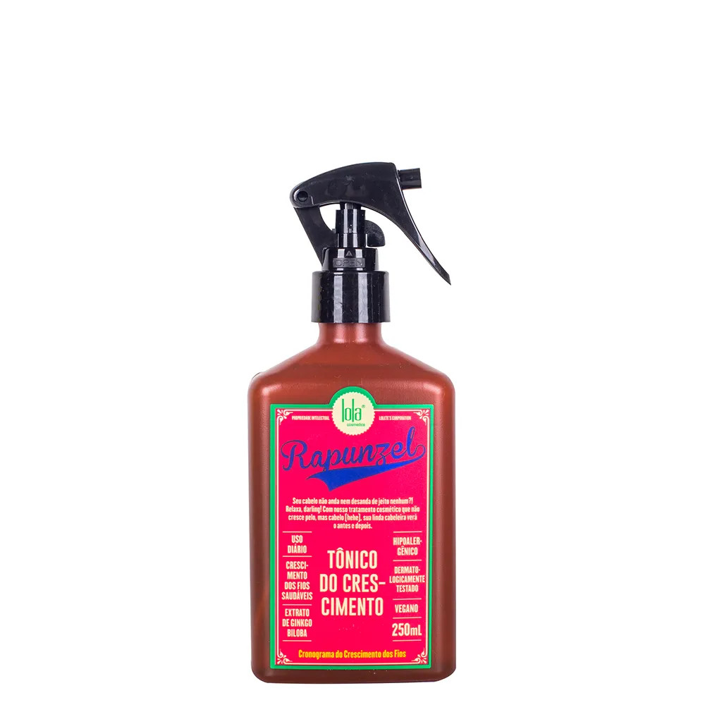 Tônico Capilar de Crescimento Lola Cosmetics Rapunzel 250 ml - AMOBELEZA - Produtos para Cabelo,... | Amobeleza (BR)