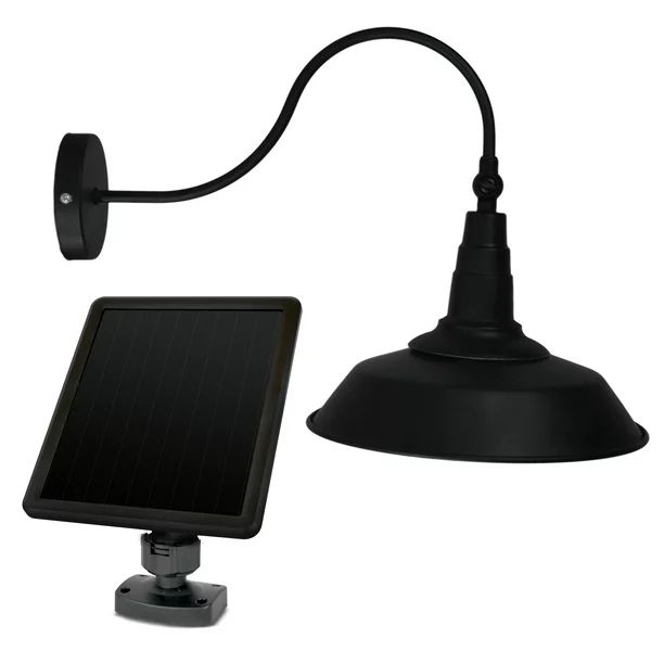 Solar Wall Mounted Gooseneck Light - Walmart.com | Walmart (US)