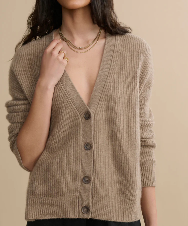 Cropped Cashmere Cocoon Cardigan | Jenni Kayne