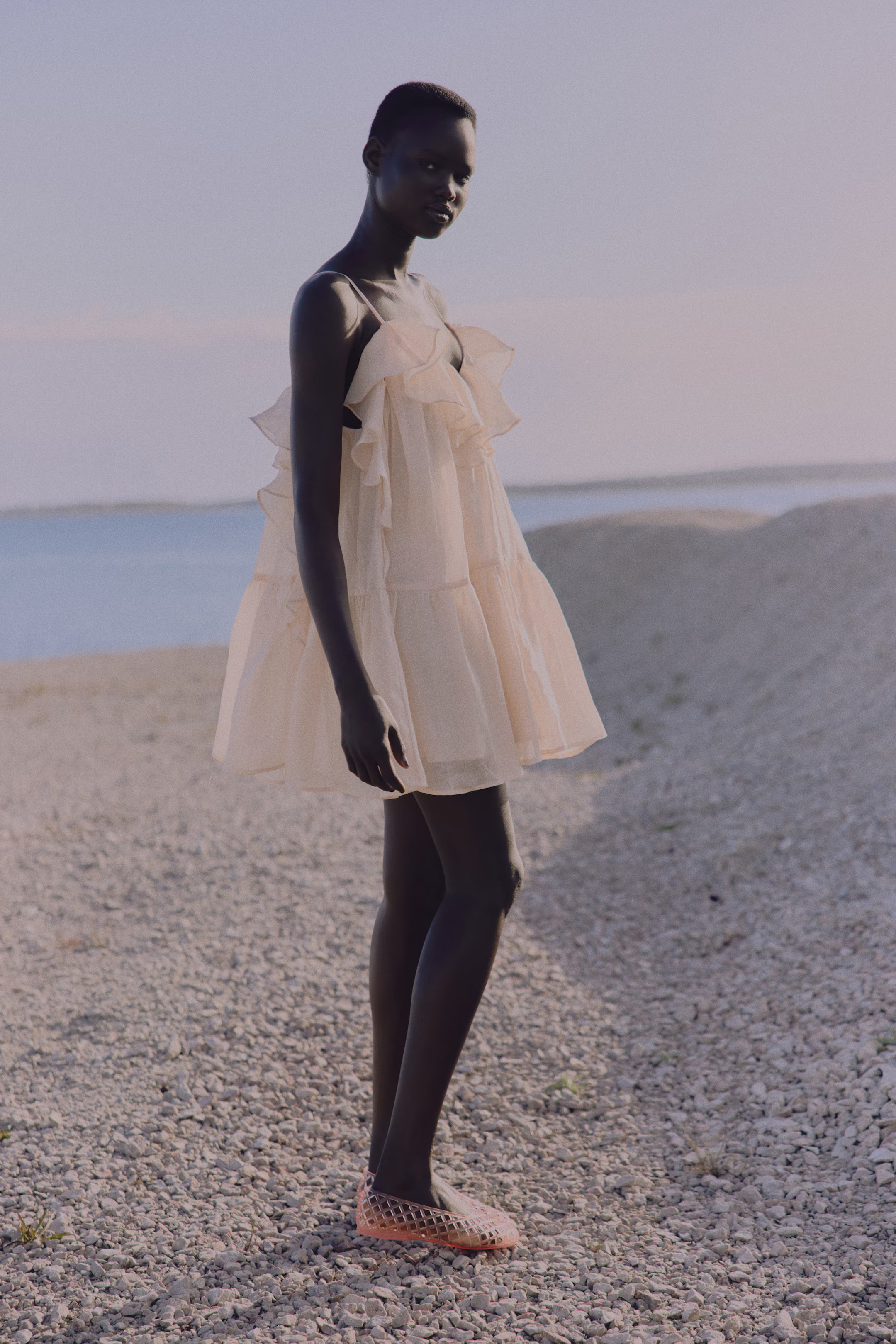 Flounced Ramie Dress | H&M (US + CA)