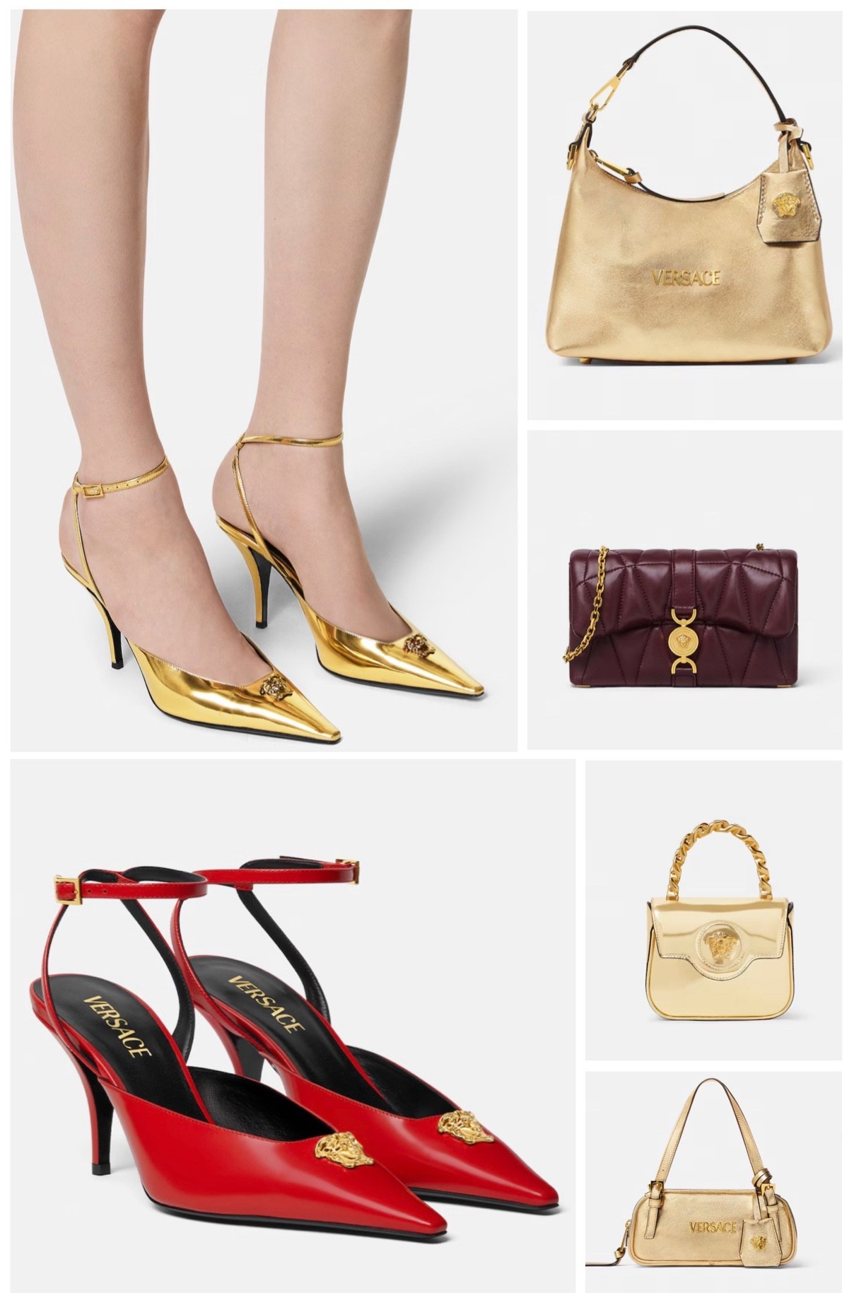 Shop the annual Versace sale for designer bags and heels and much more! Men’s shoes and clothes are also on sale at Versace! 

#LTKSaleAlert #LTKGiftGuide #LTKCyberWeek