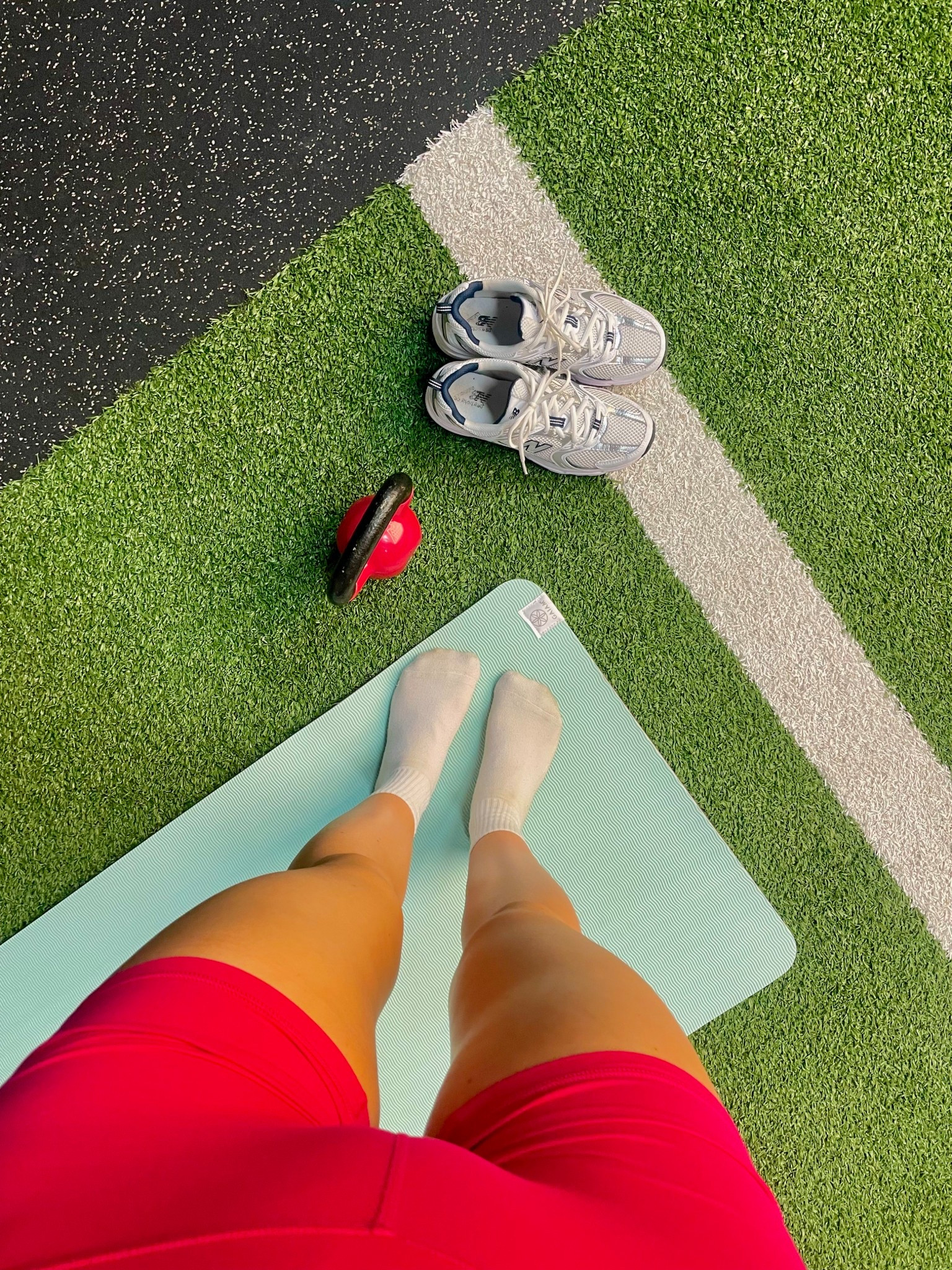 Me 🤝🏻 matching weights to my outfit 💕🩵

#LTKStyleTip #LTKSeasonal #LTKActive