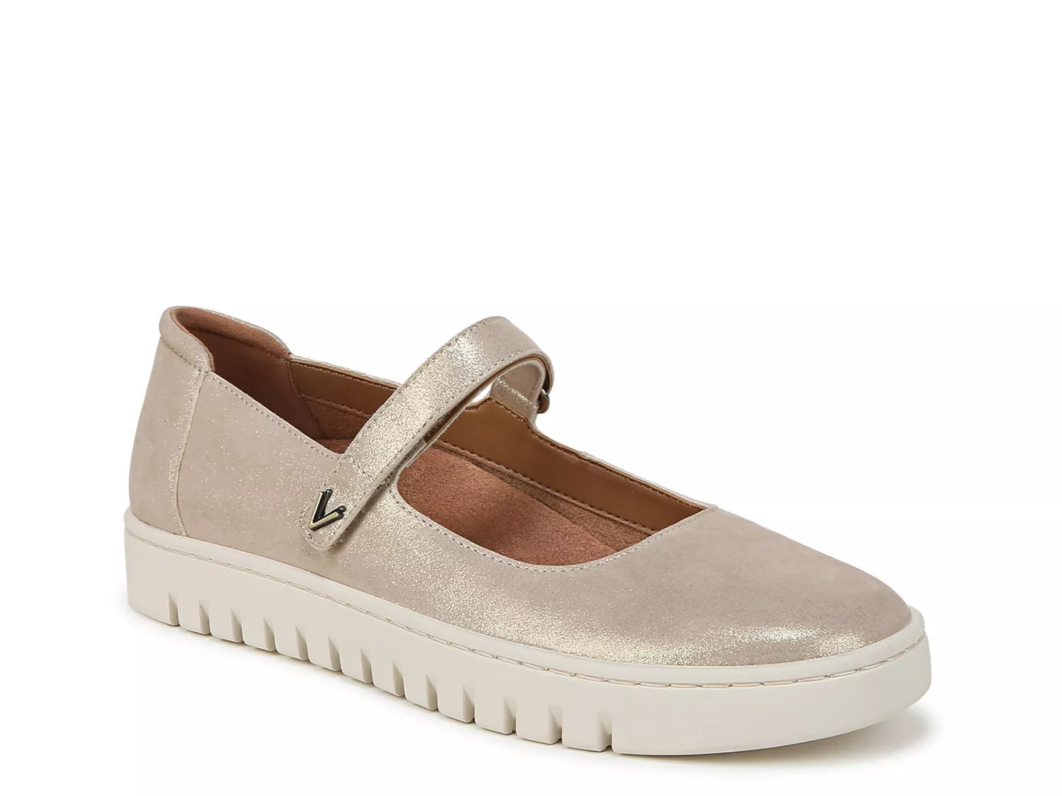 Vionic Uptown Mary Jane SlipOn | Women's | Gold Metallic Leather | Size 6.5 | Slip-Ons | Mary Jane | DSW