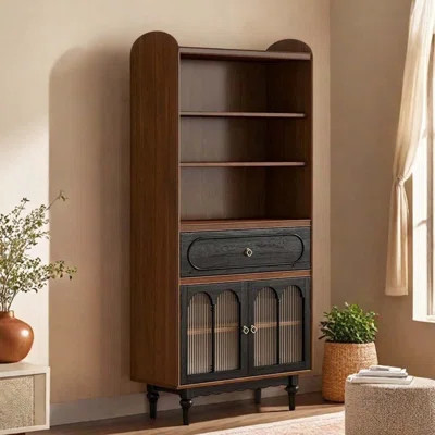 Solid wood multifunctional storage bookcase | Wayfair North America