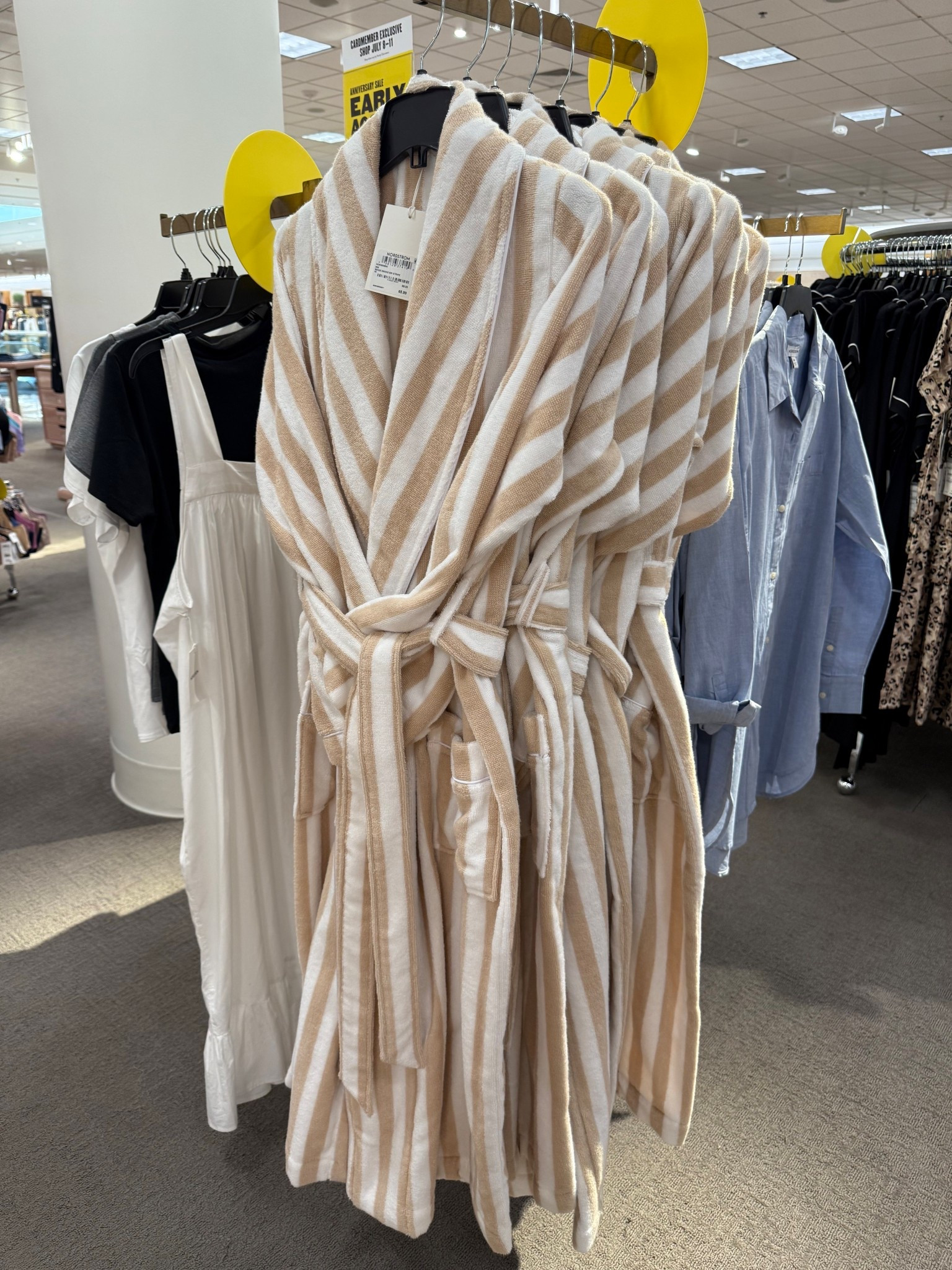 Plush striped robe on the Nordstrom anniversary sale. Makes a great gift. 

#LTKFindsUnder100 #LTKSaleAlert