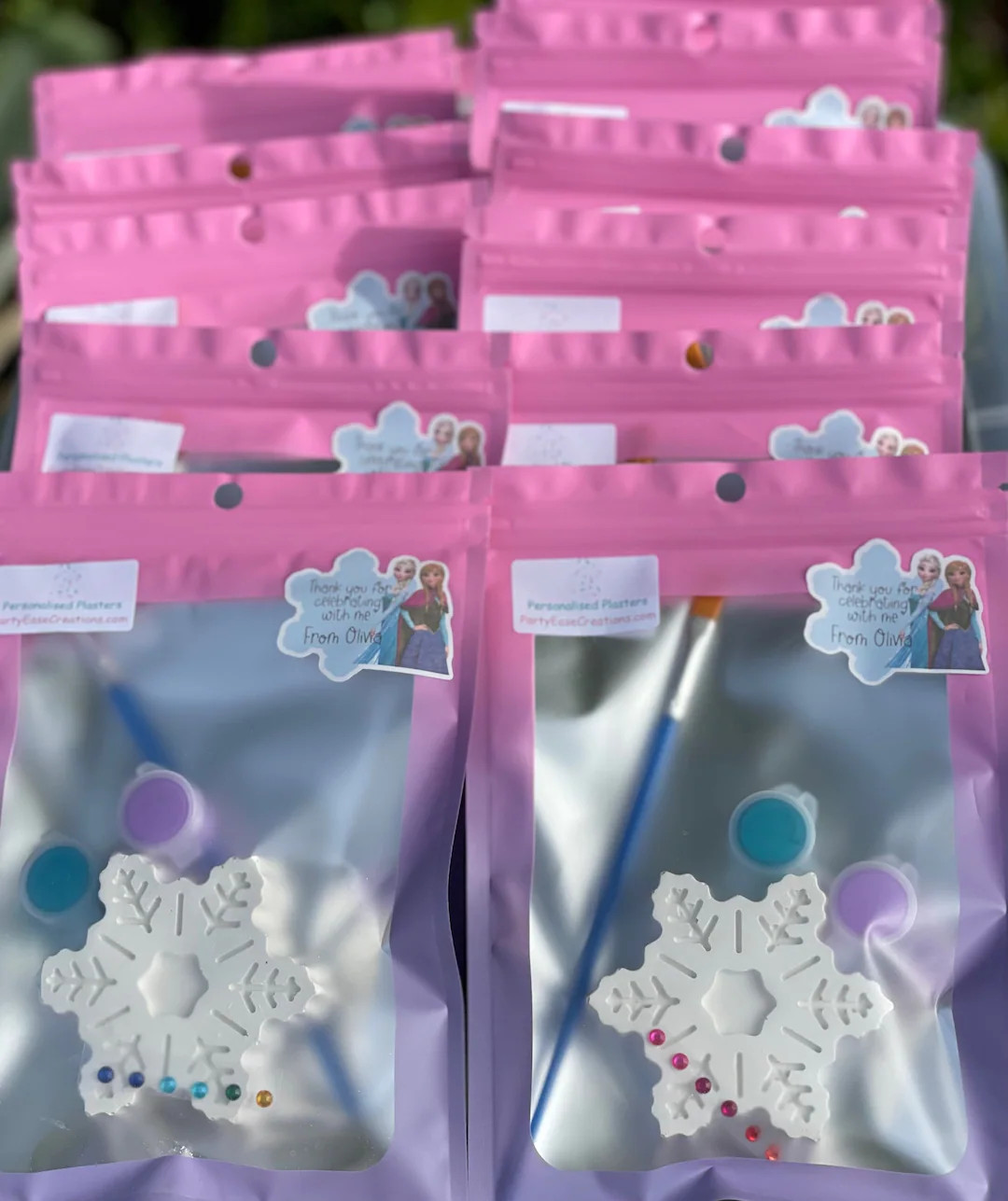 Frozen Themed Handmade Snowflake Plasters | Etsy (US)