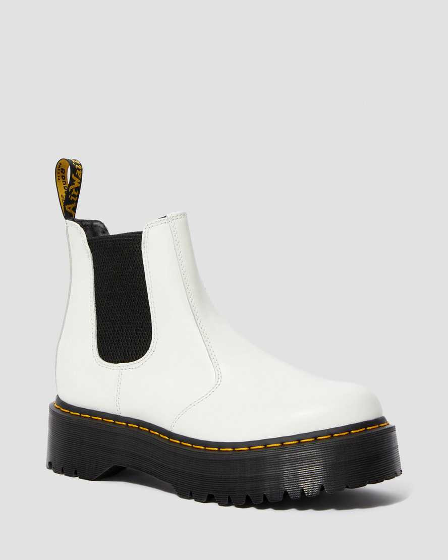 2976 Smooth Leather Platform Chelsea Boots | Dr Martens (UK)
