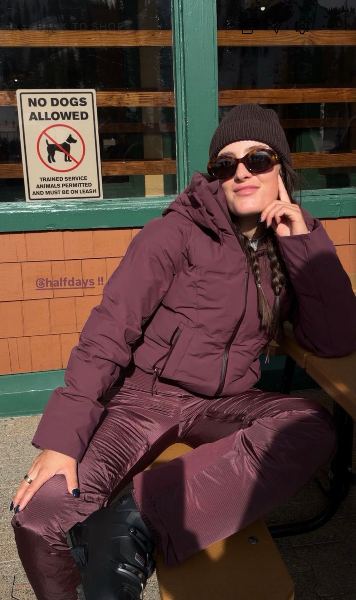 Glazed Cherry ski set!!