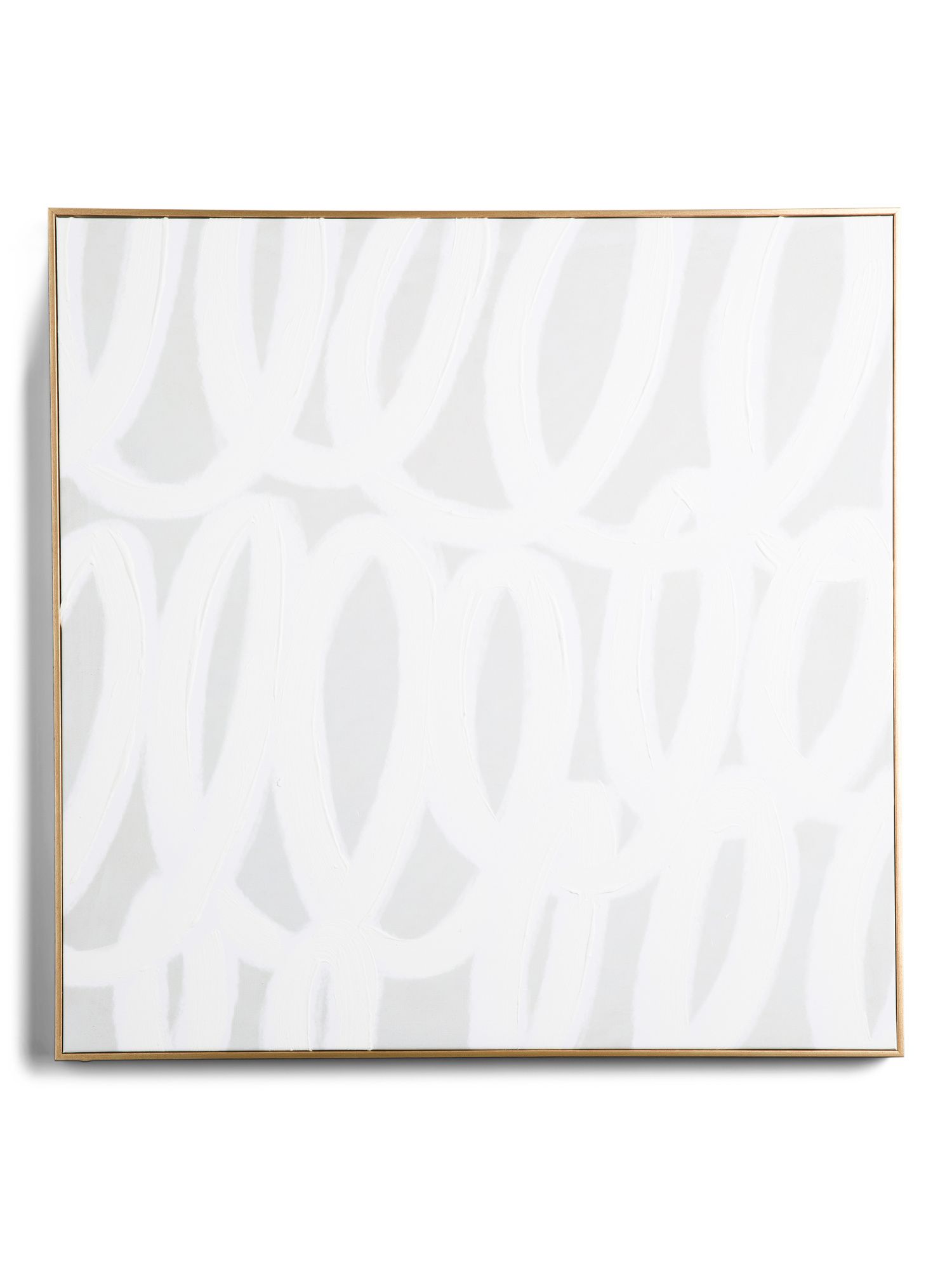 30x30 Greige Loop Abstract Gold Framed Wall Art | Home | Marshalls | Marshalls