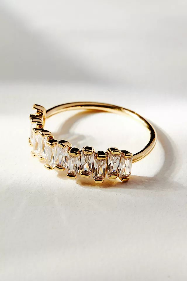 Stacked Crystal Ring | Anthropologie (US)