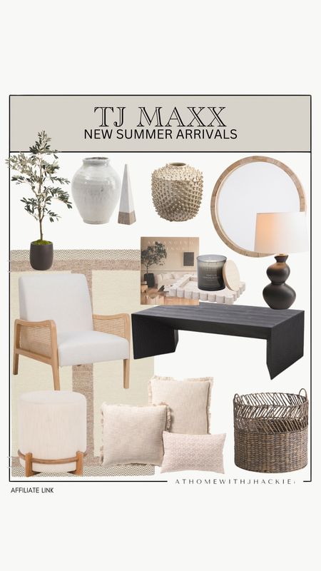 TJ Maxx Summer Home / Neutral Home Decor / Neutral Decorative Accents / Neutral Area Rugs / Neutral Vases / Neutral Seasonal Decor /  Organic Modern Decor / Living Room Furniture / Entryway Furniture / Bedroom Furniture / Accent Chairs / Console Tables / Coffee Table / Framed Art / Throw Pillows / Throw Blankets 

#LTKStyleTip #LTKHome #LTKSeasonal