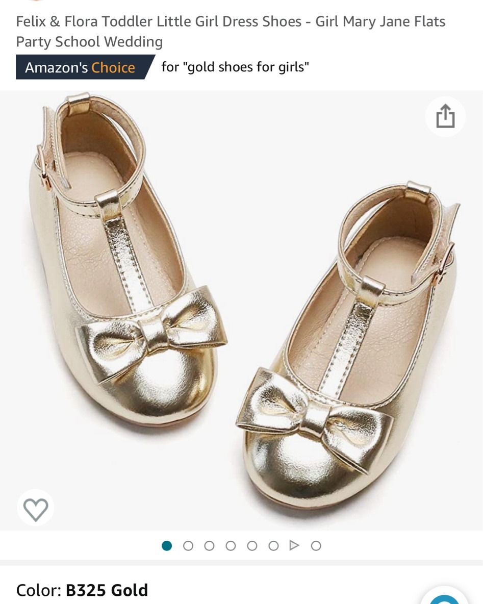 Little girls gold flats, toddler dress shoes, princess shoe with bow 

#LTKshoecrush #LTKunder50 #LTKkids
