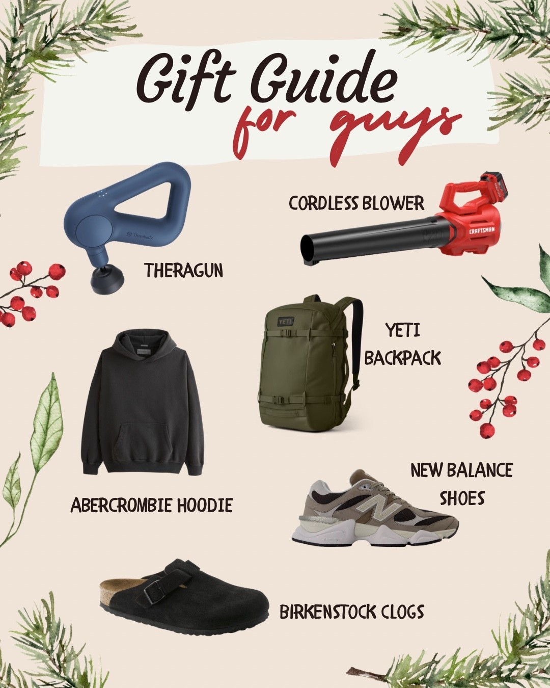 Christmas Gift Guide for Guys! 💪🏻 #giftguide #mensgifts #christmasgiftsformen

#LTKHoliday #LTKSeasonal #LTKGiftGuide