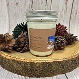 Cozy Cabin Candle | Fiery Angel Creations Handmade Scented |Soy Wax Candle for Home | 8 oz Clear Gla | Amazon (US)