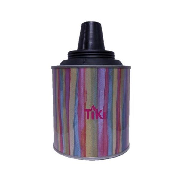 TIKI Brand 6.25 inch Deluxe Tin Tabletop Torch Blue Pink Yellow Multicolored - Walmart.com | Walmart (US)