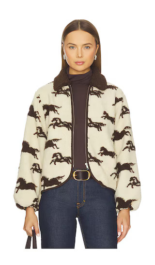 The Pasture Jacket in Cream With Hickory | Revolve Clothing (Global)