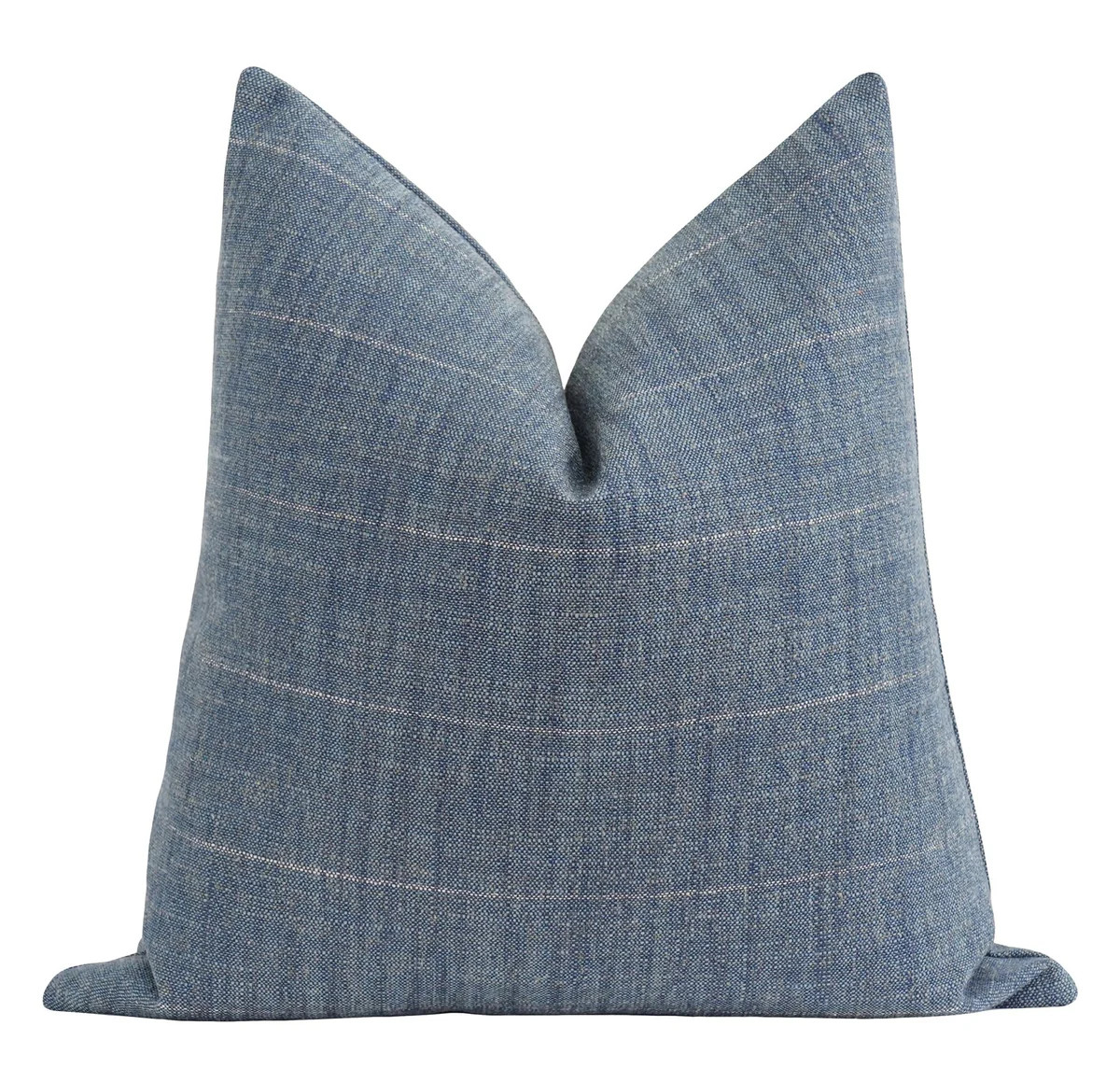 Rockville Denim Stripe Pillow | Land of Pillows