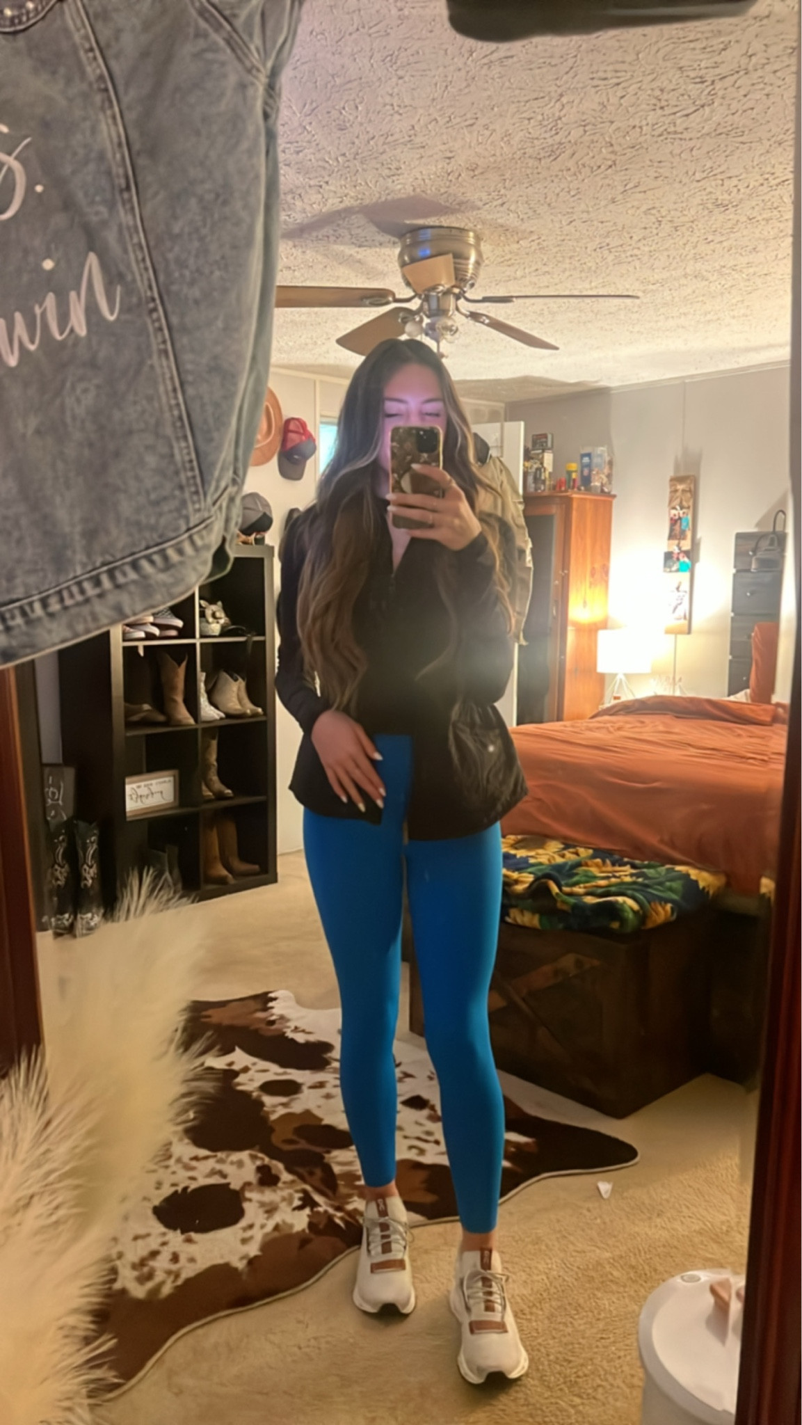 My go to running errands outfit for lounging around the house! I love these blue Lululemon leggings. Shoes are sold out but I linked similar! Vest is from tractor supply but I linked similar Lululemon vest! Lululemon, Tractor Supply, OnCloud, Cloudnova 

#LTKstyletip #LTKshoecrush #LTKfit