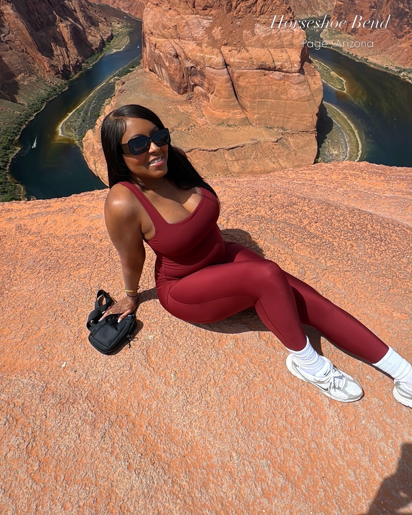 Arizona Burgundy Activewear Set 🌵 I got mine from #primark . 

travel outfit, matching activewear set, sporty chic vacation outfit, women over 40 style, Horseshoe Bend , gym outfits

#LTKfitnessgoals