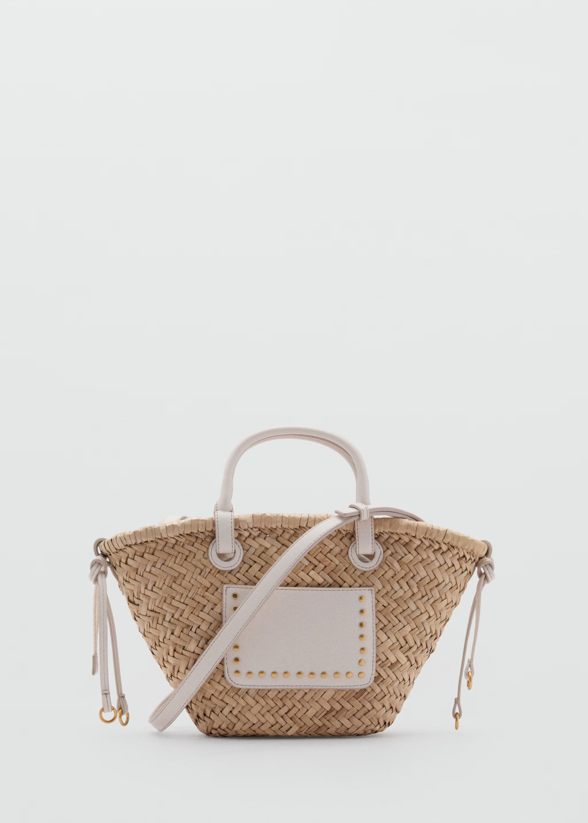 Braided shoulder bag - Women | MANGO United Kingdom | MANGO (UK)