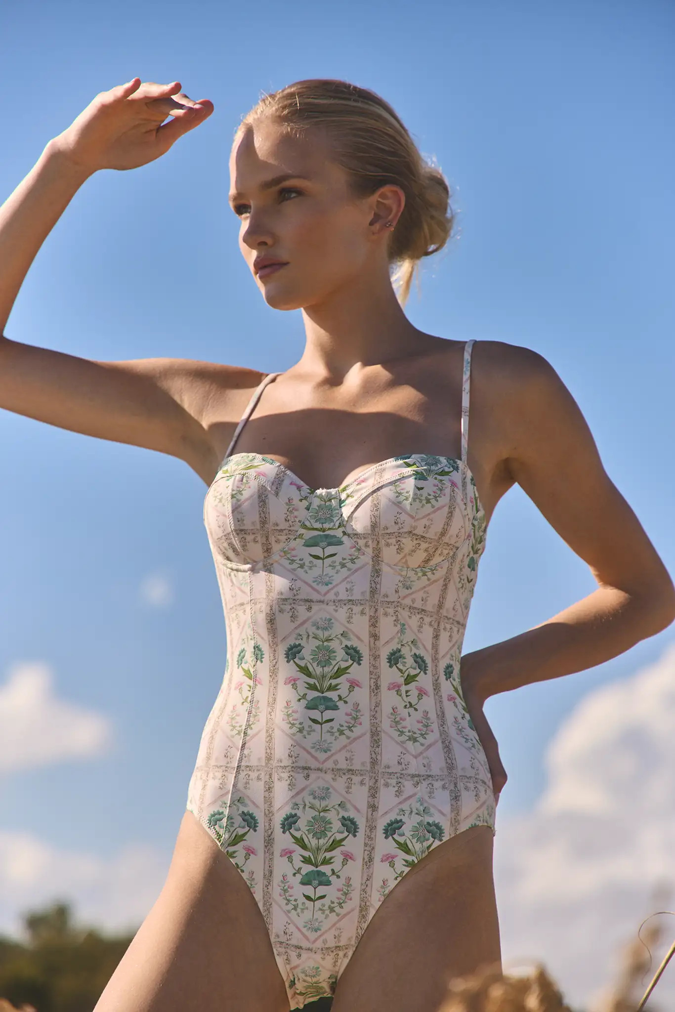 Underwire One-Piece Swimsuit | Spring One-Piece Swimsuit | Hunter Bell | Hunter Bell