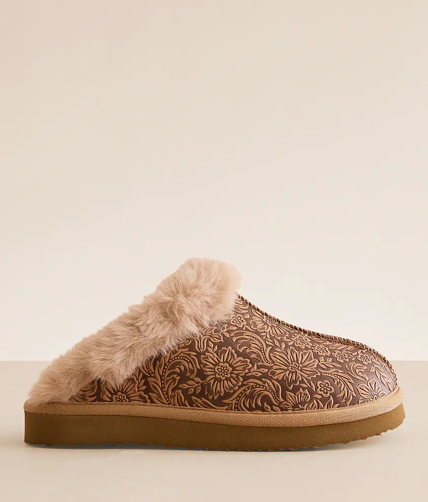 Lolly Floral Tooled Slipper | Buckle