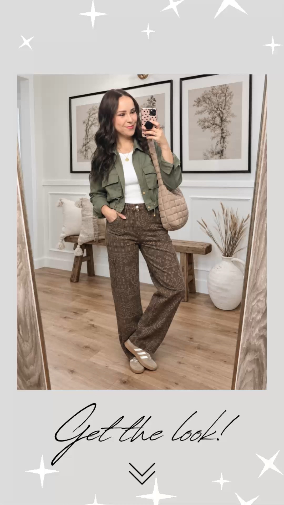 Fall outfits women back to school outfits cool mom outfit Amazon fashion brown bandana print paisley pattern cargo pocket pants bandana Pants Women Baggy Y2K Camouflage Cargo Pants High Waisted Wide Leg jeans denim Olive green utility jacket army green jackets with ribbed white tank top tan brown khaki beige adidas sambas sneakers shoes with tan puffer quilted carry all bag bum bag purse crossbody aviator sunglasses quilted puffer bum bag crossbody purse bumbag carryall || #amazon #outfit #walmart #spring #summer #freepeople #fall #affordable #cargo
.
.
.

Fitness Wear, Activewear, exercise outfit, workout leggings, sports bra, Lulu lemon, free people motion active athleisure Amazon fashion, teacher outfits, business casual, casual outfits, neutrals, street style, Midi skirt, Maxi Dress, Swimsuit, Bikini, Travel, skinny Jeans, Puffer Jackets, Concert Outfits, Cocktail Dresses, Sweater dress, Sweaters, cardigans Fleece Pullovers, hoodies, button-downs, Oversized Sweatshirts, Jeans, High Waisted Leggings, dresses, joggers, fall Fashion, winter fashion, leather jacket, Sherpa jackets, Deals, shacket, Plaid Shirt Jackets, apple watch bands, lounge set, Date Night Outfits, Vacation outfits, Mom jeans, shorts, sunglasses, Disney outfits, Romper, jumpsuit, Airport outfits, biker shorts, Weekender bag, plus size fashion, Stanley cup tumbler Target, Abercrombie and fitch, Amazon, Shein, Nordstrom, H&M, forever 21, forever21, Walmart, asos, Nordstrom rack, Nike, adidas, Vans, Quay, Tarte, Sephora, lululemon, free people, j crew jcrew factory, old navy

#LTKootd #LTKSeasonal #LTKSaleAlert