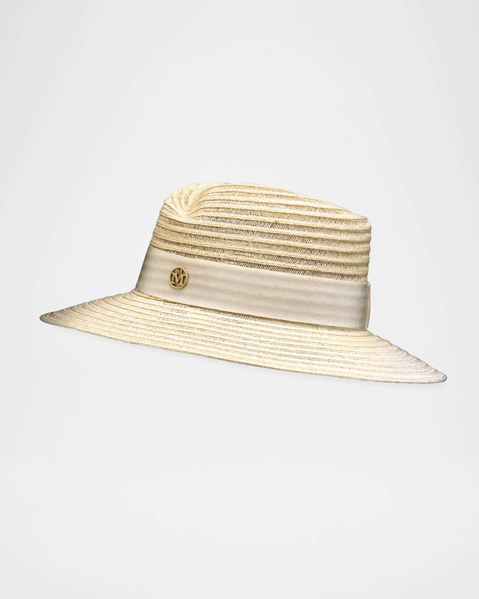 Virginie Straw Fedora Hat | Neiman Marcus