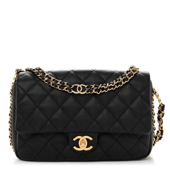 Caviar Quilted Small CC You Flap Black | FASHIONPHILE (US)